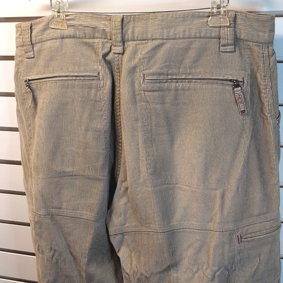 Nesi A.G. Men's Tan Wide Leg Skater Y2K Corduroy Pants - Size 38 x 31 NWOT - Picture 3 of 10